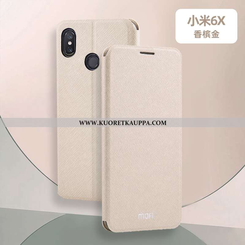 Kuori Xiaomi Mi A2, Kuoret Xiaomi Mi A2, Kotelo Xiaomi Mi A2 Nahkakuori Lisävarusteet Pieni Silikoni