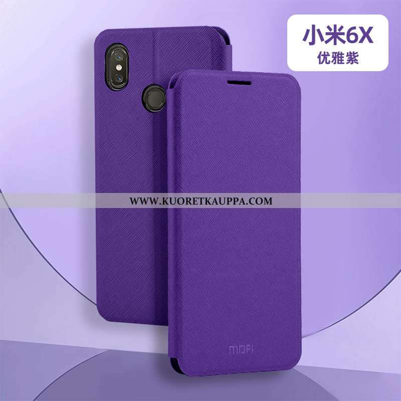 Kuori Xiaomi Mi A2, Kuoret Xiaomi Mi A2, Kotelo Xiaomi Mi A2 Nahkakuori Lisävarusteet Pieni Silikoni