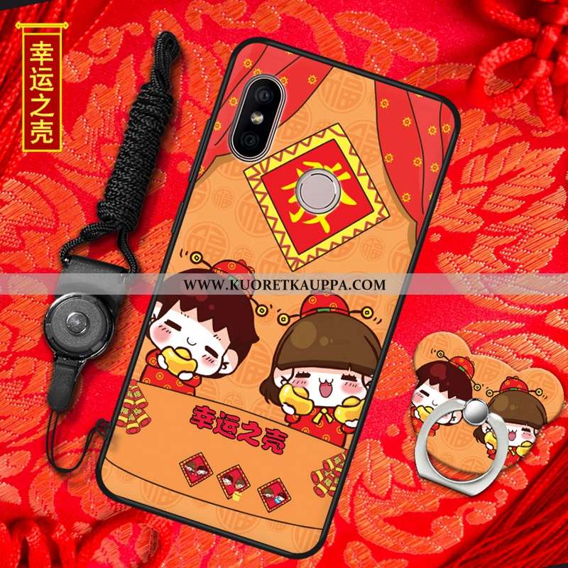 Kuori Xiaomi Mi A2, Kuoret Xiaomi Mi A2, Kotelo Xiaomi Mi A2 Pehmeä Neste Silikoni Punainen All Incl