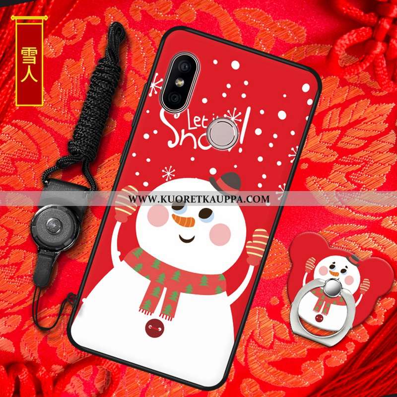 Kuori Xiaomi Mi A2, Kuoret Xiaomi Mi A2, Kotelo Xiaomi Mi A2 Pehmeä Neste Silikoni Punainen All Incl