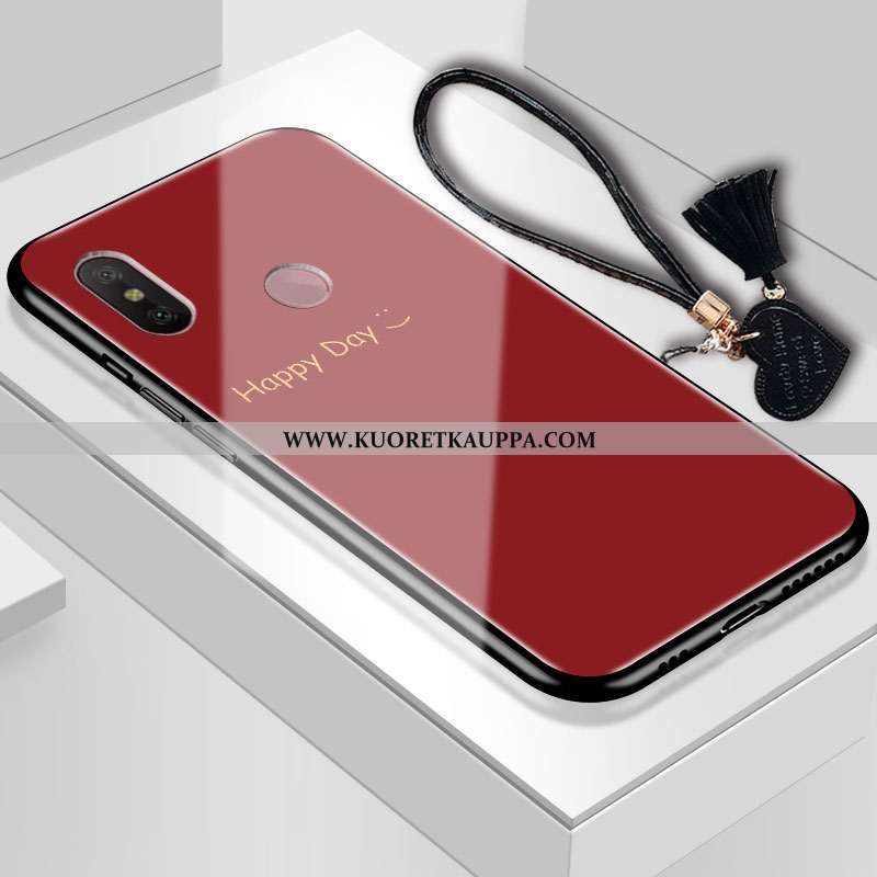 Kuori Xiaomi Mi A2, Kuoret Xiaomi Mi A2, Kotelo Xiaomi Mi A2 Pehmeä Neste Suojaus Punainen Taide Pei