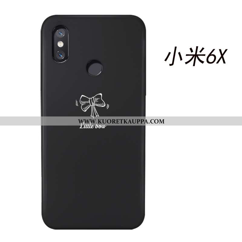 Kuori Xiaomi Mi A2, Kuoret Xiaomi Mi A2, Kotelo Xiaomi Mi A2 Sarjakuva Suuntaus Pieni Luova Mustat