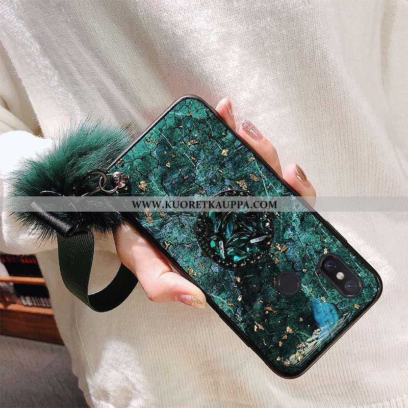 Kuori Xiaomi Mi A2 Lite, Kuoret Xiaomi Mi A2 Lite, Kotelo Xiaomi Mi A2 Lite Lasi Persoonallisuus Mur