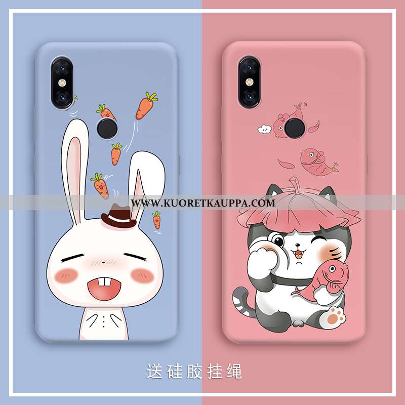 Kuori Xiaomi Mi A2 Lite, Kuoret Xiaomi Mi A2 Lite, Kotelo Xiaomi Mi A2 Lite Sarjakuva Ihana Moniväri