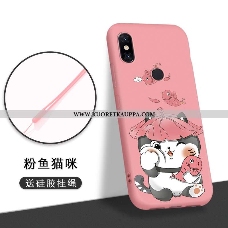 Kuori Xiaomi Mi A2 Lite, Kuoret Xiaomi Mi A2 Lite, Kotelo Xiaomi Mi A2 Lite Sarjakuva Ihana Moniväri