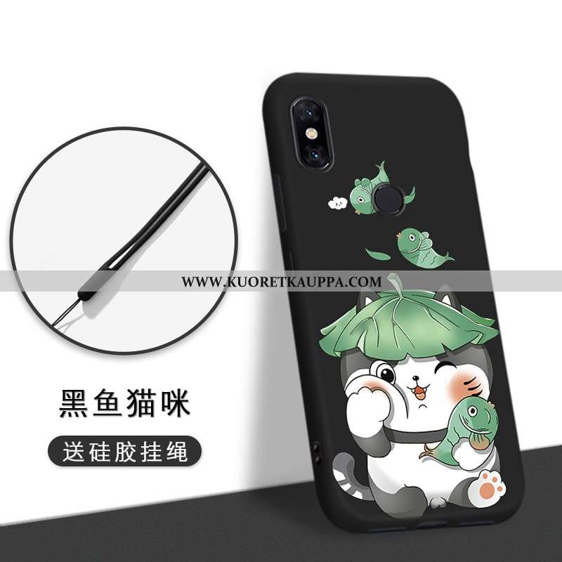 Kuori Xiaomi Mi A2 Lite, Kuoret Xiaomi Mi A2 Lite, Kotelo Xiaomi Mi A2 Lite Sarjakuva Ihana Moniväri