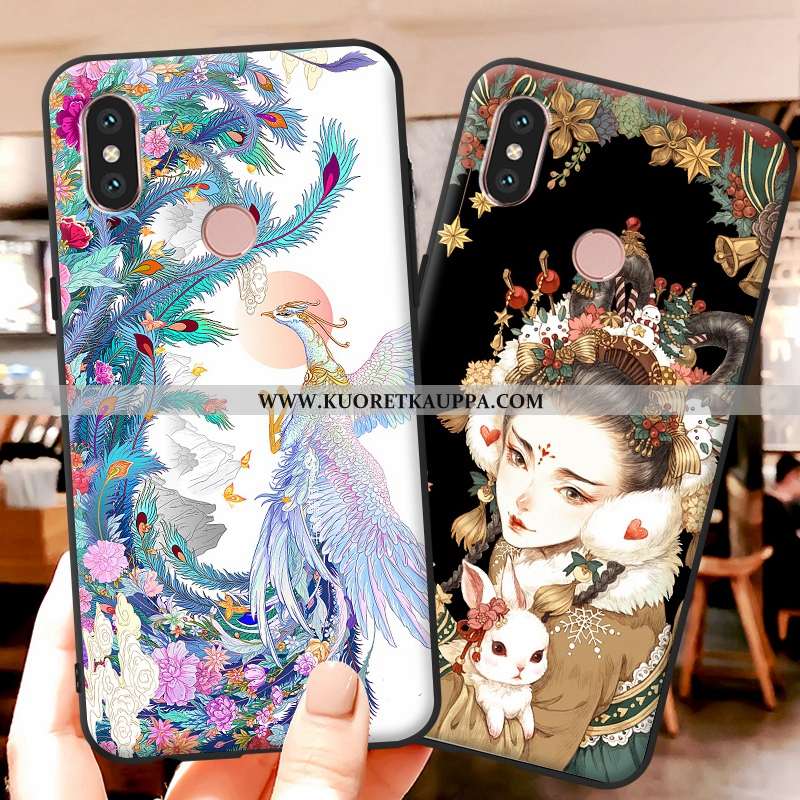 Kuori Xiaomi Mi A2 Lite, Kuoret Xiaomi Mi A2 Lite, Kotelo Xiaomi Mi A2 Lite Sarjakuva Ihana Moniväri