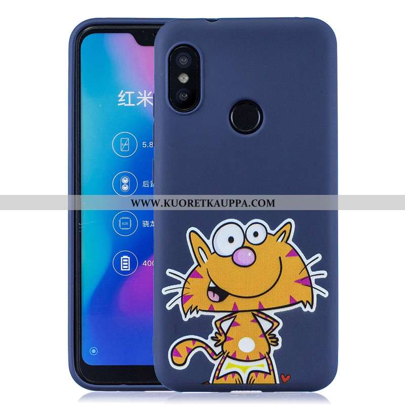 Kuori Xiaomi Mi A2 Lite, Kuoret Xiaomi Mi A2 Lite, Kotelo Xiaomi Mi A2 Lite Sarjakuva Suuntaus Tumma