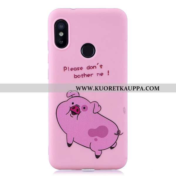 Kuori Xiaomi Mi A2 Lite, Kuoret Xiaomi Mi A2 Lite, Kotelo Xiaomi Mi A2 Lite Sarjakuva Suuntaus Tumma