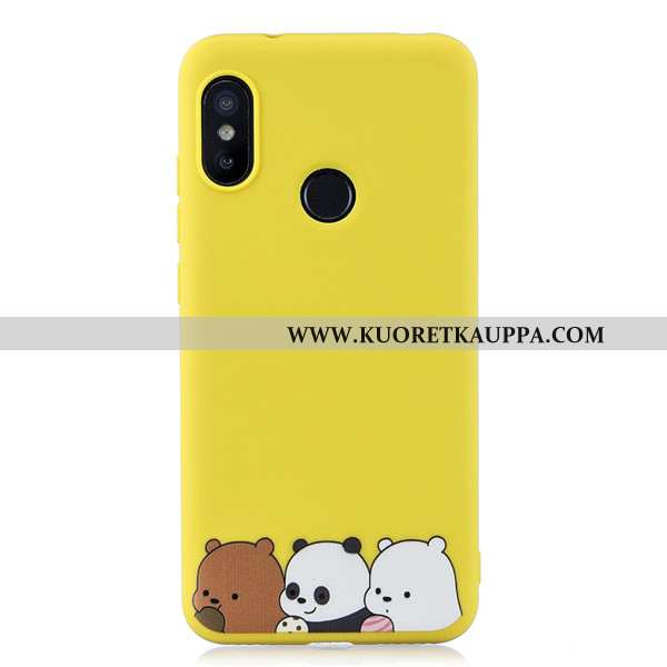 Kuori Xiaomi Mi A2 Lite, Kuoret Xiaomi Mi A2 Lite, Kotelo Xiaomi Mi A2 Lite Sarjakuva Suuntaus Tumma