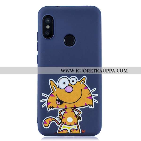 Kuori Xiaomi Mi A2 Lite, Kuoret Xiaomi Mi A2 Lite, Kotelo Xiaomi Mi A2 Lite Sarjakuva Suuntaus Tumma