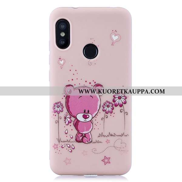 Kuori Xiaomi Mi A2 Lite, Kuoret Xiaomi Mi A2 Lite, Kotelo Xiaomi Mi A2 Lite Sarjakuva Suuntaus Tumma