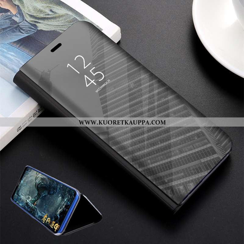 Kuori Xiaomi Mi A2 Lite, Kuoret Xiaomi Mi A2 Lite, Kotelo Xiaomi Mi A2 Lite Suojaus Nahkakuori Musta