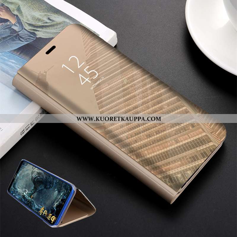 Kuori Xiaomi Mi A2 Lite, Kuoret Xiaomi Mi A2 Lite, Kotelo Xiaomi Mi A2 Lite Suojaus Nahkakuori Musta