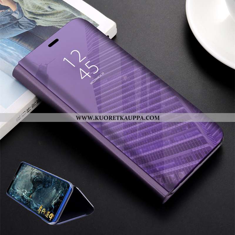 Kuori Xiaomi Mi A2 Lite, Kuoret Xiaomi Mi A2 Lite, Kotelo Xiaomi Mi A2 Lite Suojaus Nahkakuori Musta