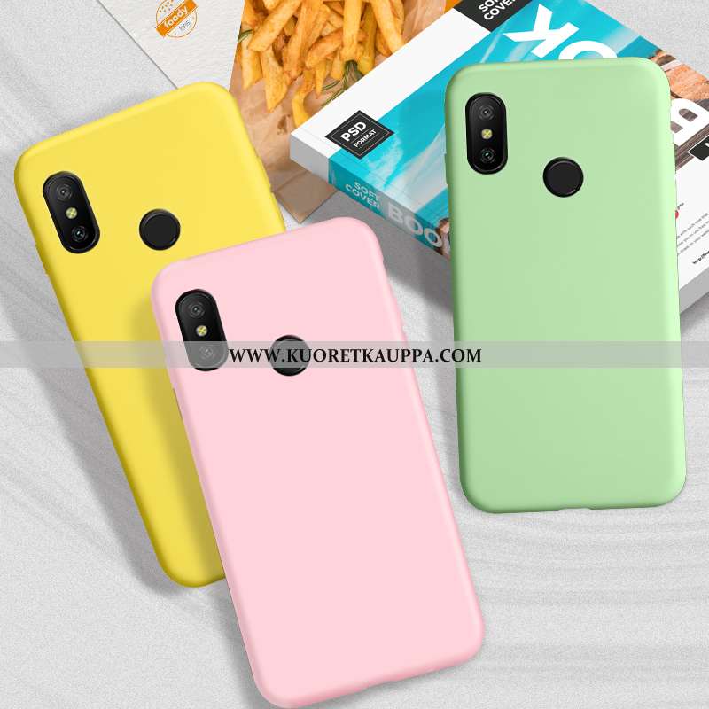 Kuori Xiaomi Mi A2 Lite, Kuoret Xiaomi Mi A2 Lite, Kotelo Xiaomi Mi A2 Lite Suojaus Pehmeä Neste Sil