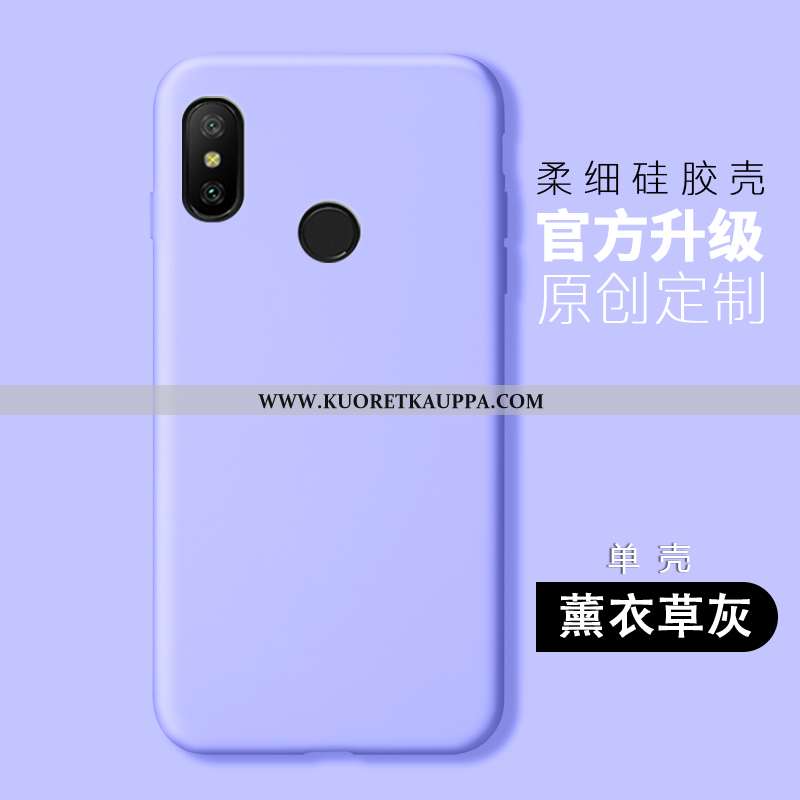 Kuori Xiaomi Mi A2 Lite, Kuoret Xiaomi Mi A2 Lite, Kotelo Xiaomi Mi A2 Lite Suojaus Pehmeä Neste Sil
