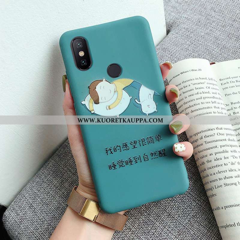 Kuori Xiaomi Mi A2 Lite, Kuoret Xiaomi Mi A2 Lite, Kotelo Xiaomi Mi A2 Lite Suojaus Pesty Suede Murt
