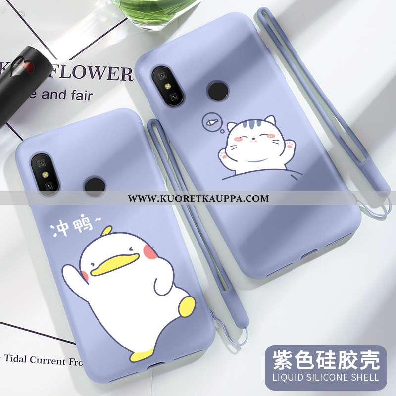 Kuori Xiaomi Mi A2 Lite, Kuoret Xiaomi Mi A2 Lite, Kotelo Xiaomi Mi A2 Lite Suojaus Sarjakuva Kustan