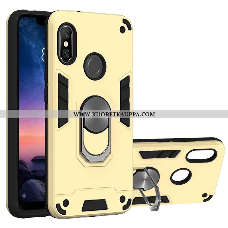 Kuori Xiaomi Mi A2 Lite, Kuoret Xiaomi Mi A2 Lite, Kotelo Xiaomi Mi A2 Lite Suojaus Tuki Auto Keltai