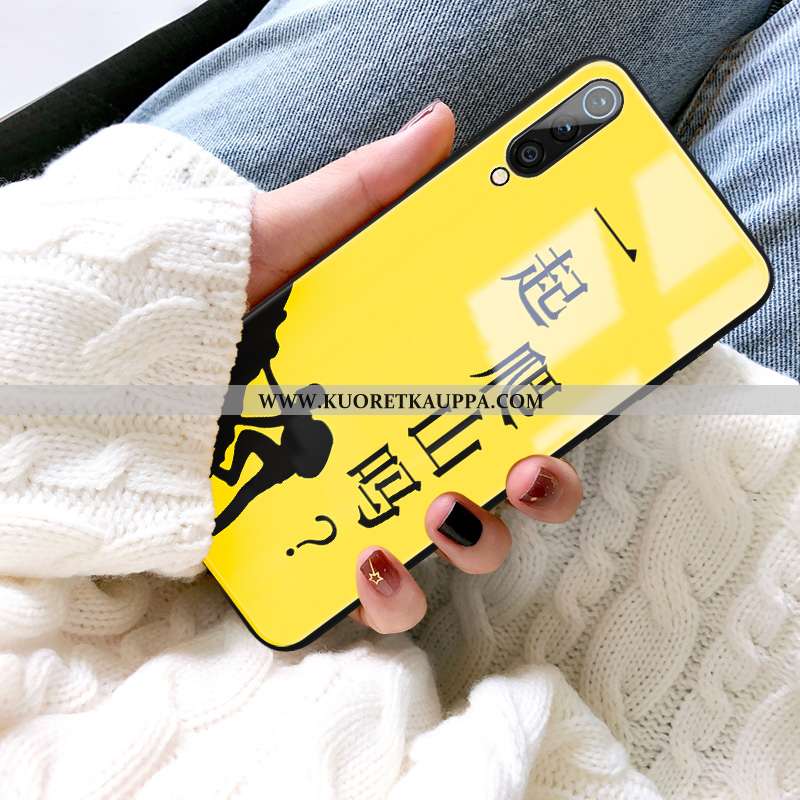Kuori Xiaomi Mi A3, Kuoret Xiaomi Mi A3, Kotelo Xiaomi Mi A3 Luova Suuntaus Lasi Keltainen Keltaiset