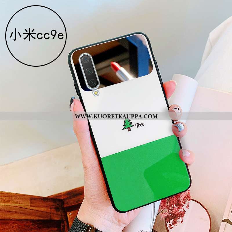 Kuori Xiaomi Mi A3, Kuoret Xiaomi Mi A3, Kotelo Xiaomi Mi A3 Persoonallisuus Lasi Vihreä Net Red Puh