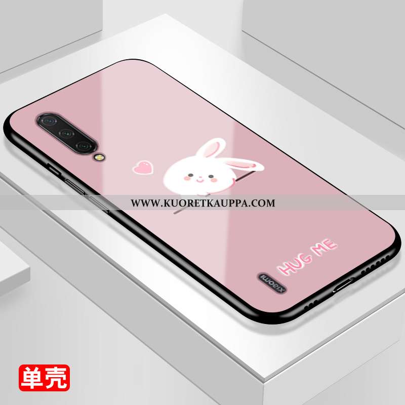 Kuori Xiaomi Mi A3, Kuoret Xiaomi Mi A3, Kotelo Xiaomi Mi A3 Sarjakuva Suojaus Puhelimen Kani Pinkki