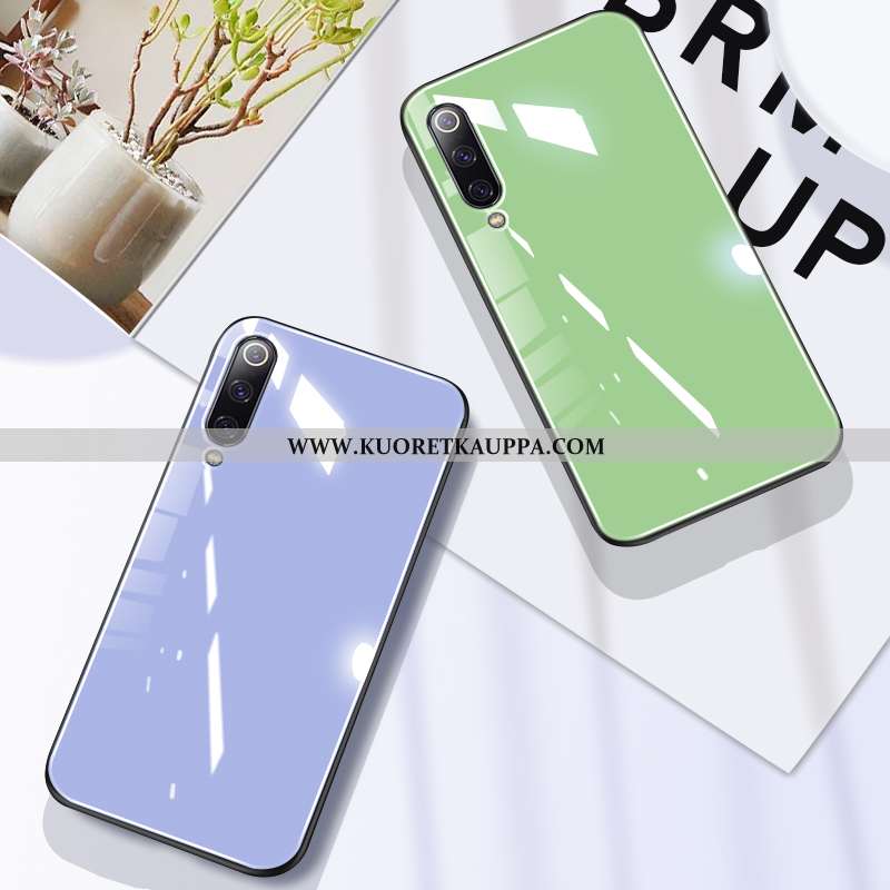 Kuori Xiaomi Mi A3, Kuoret Xiaomi Mi A3, Kotelo Xiaomi Mi A3 Suojaus Lasi Murtumaton Luova Sininen