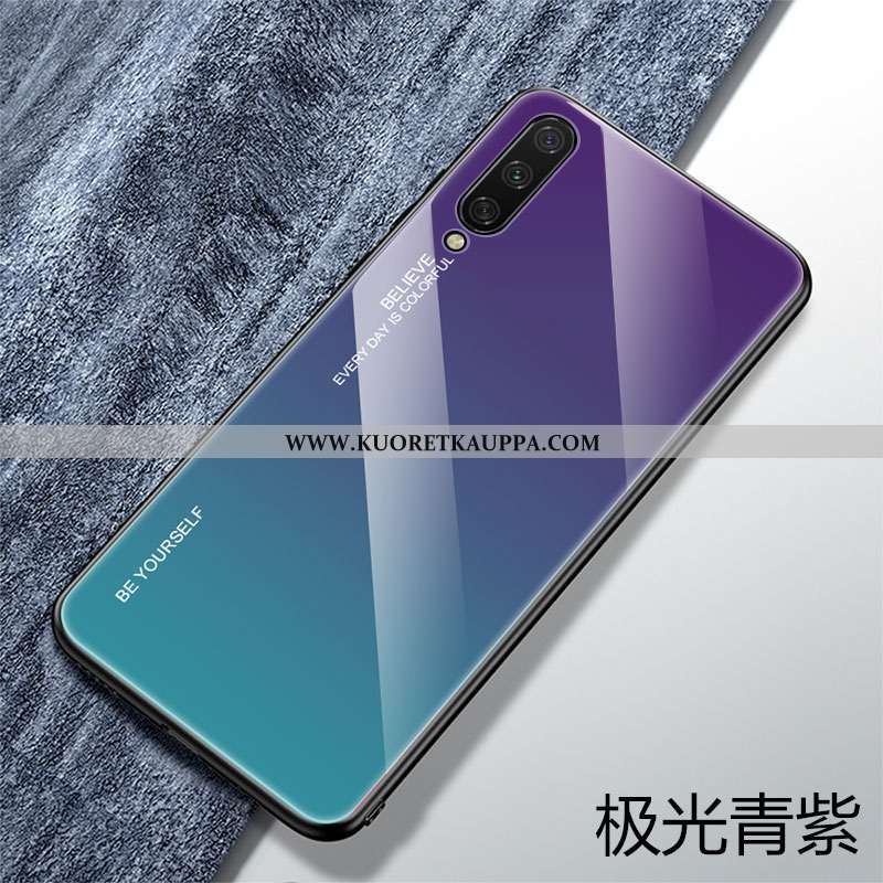 Kuori Xiaomi Mi A3, Kuoret Xiaomi Mi A3, Kotelo Xiaomi Mi A3 Suojaus Lasi Silikoni Luova Violetti