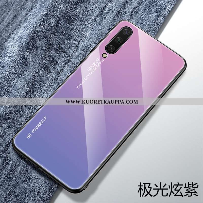Kuori Xiaomi Mi A3, Kuoret Xiaomi Mi A3, Kotelo Xiaomi Mi A3 Suojaus Lasi Silikoni Luova Violetti