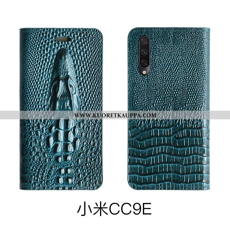 Kuori Xiaomi Mi A3, Kuoret Xiaomi Mi A3, Kotelo Xiaomi Mi A3 Suojaus Nahkakuori Musta Lehmä Mustat