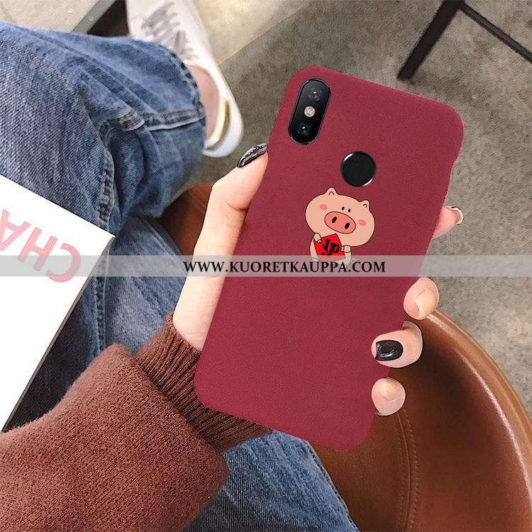 Kuori Xiaomi Mi Max 3, Kuoret Xiaomi Mi Max 3, Kotelo Xiaomi Mi Max 3 Ihana Suuntaus Viini Punainen 