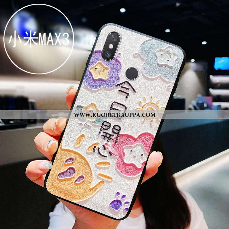 Kuori Xiaomi Mi Max 3, Kuoret Xiaomi Mi Max 3, Kotelo Xiaomi Mi Max 3 Kohokuviointi Ihana Mulberry S
