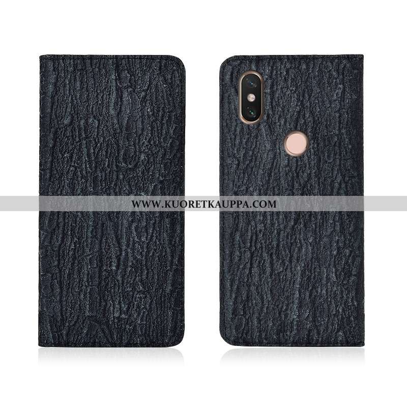 Kuori Xiaomi Mi Max 3, Kuoret Xiaomi Mi Max 3, Kotelo Xiaomi Mi Max 3 Nahkakuori Aito Nahka Puu All 