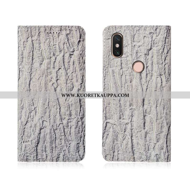 Kuori Xiaomi Mi Max 3, Kuoret Xiaomi Mi Max 3, Kotelo Xiaomi Mi Max 3 Nahkakuori Aito Nahka Puu All 