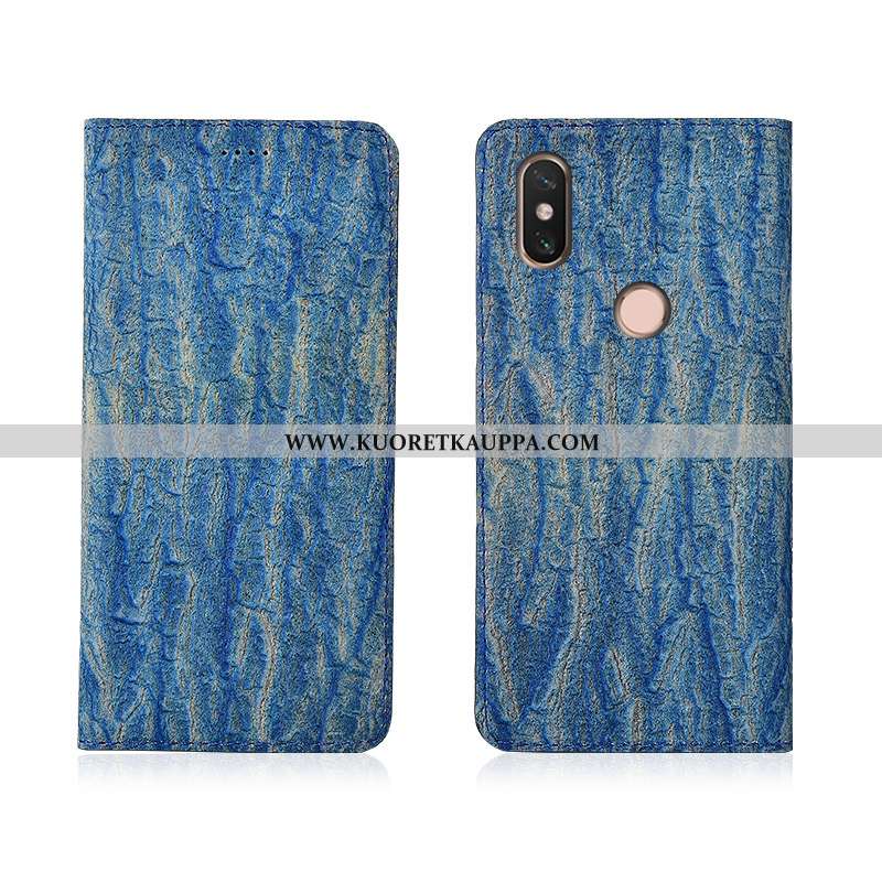 Kuori Xiaomi Mi Max 3, Kuoret Xiaomi Mi Max 3, Kotelo Xiaomi Mi Max 3 Nahkakuori Aito Nahka Puu All 