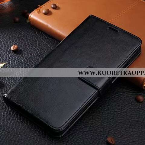 Kuori Xiaomi Mi Max 3, Kuoret Xiaomi Mi Max 3, Kotelo Xiaomi Mi Max 3 Nahkakuori Salkku Viini Punain