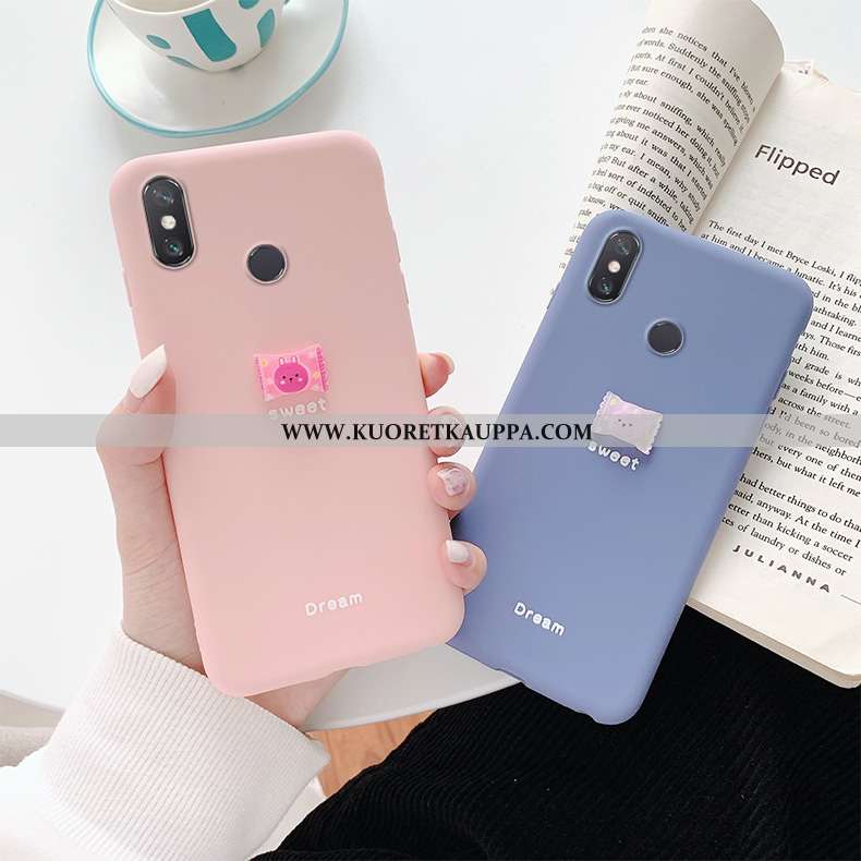 Kuori Xiaomi Mi Max 3, Kuoret Xiaomi Mi Max 3, Kotelo Xiaomi Mi Max 3 Pehmeä Neste Silikoni Net Red 