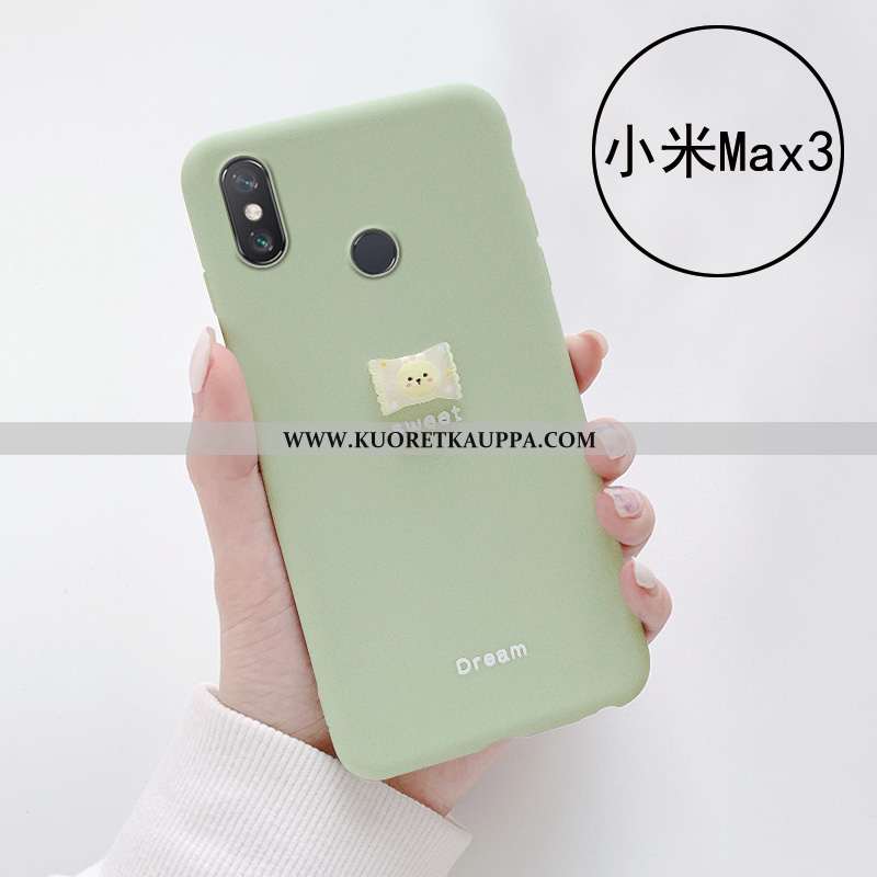 Kuori Xiaomi Mi Max 3, Kuoret Xiaomi Mi Max 3, Kotelo Xiaomi Mi Max 3 Pehmeä Neste Silikoni Net Red 