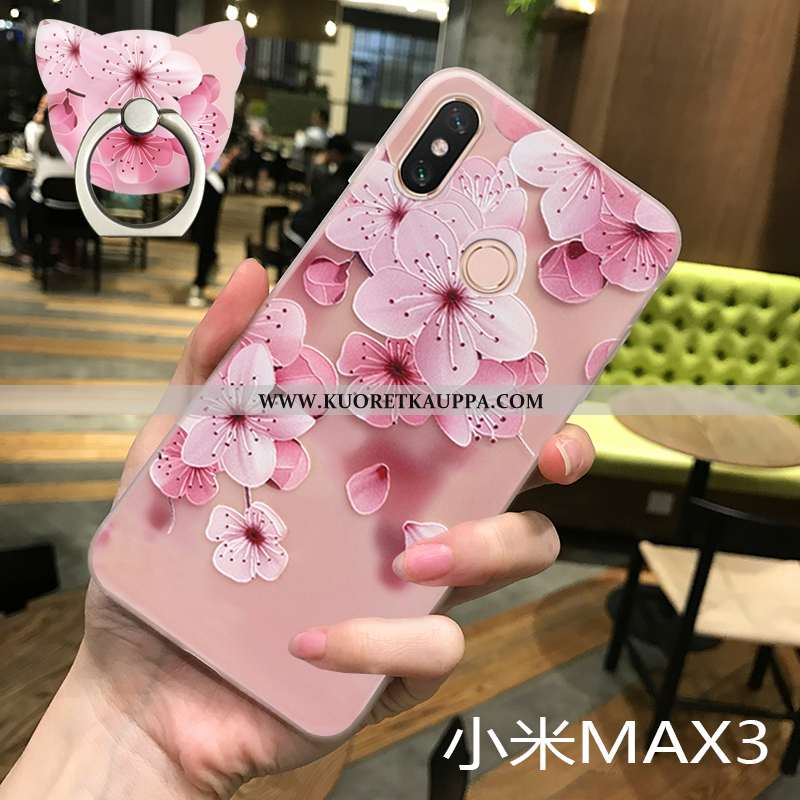 Kuori Xiaomi Mi Max 3, Kuoret Xiaomi Mi Max 3, Kotelo Xiaomi Mi Max 3 Pesty Suede Persoonallisuus Pu