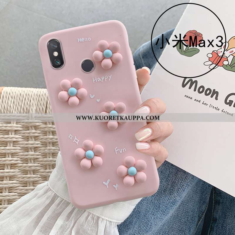 Kuori Xiaomi Mi Max 3, Kuoret Xiaomi Mi Max 3, Kotelo Xiaomi Mi Max 3 Silikoni Pehmeä Neste Kukkia T