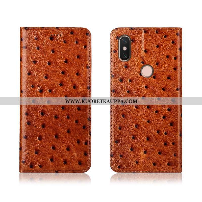 Kuori Xiaomi Mi Max 3, Kuoret Xiaomi Mi Max 3, Kotelo Xiaomi Mi Max 3 Suojaus Nahkakuori Aito Nahka 