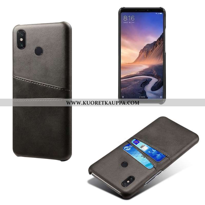 Kuori Xiaomi Mi Max 3, Kuoret Xiaomi Mi Max 3, Kotelo Xiaomi Mi Max 3 Suojaus Nahkakuori Murtumaton 