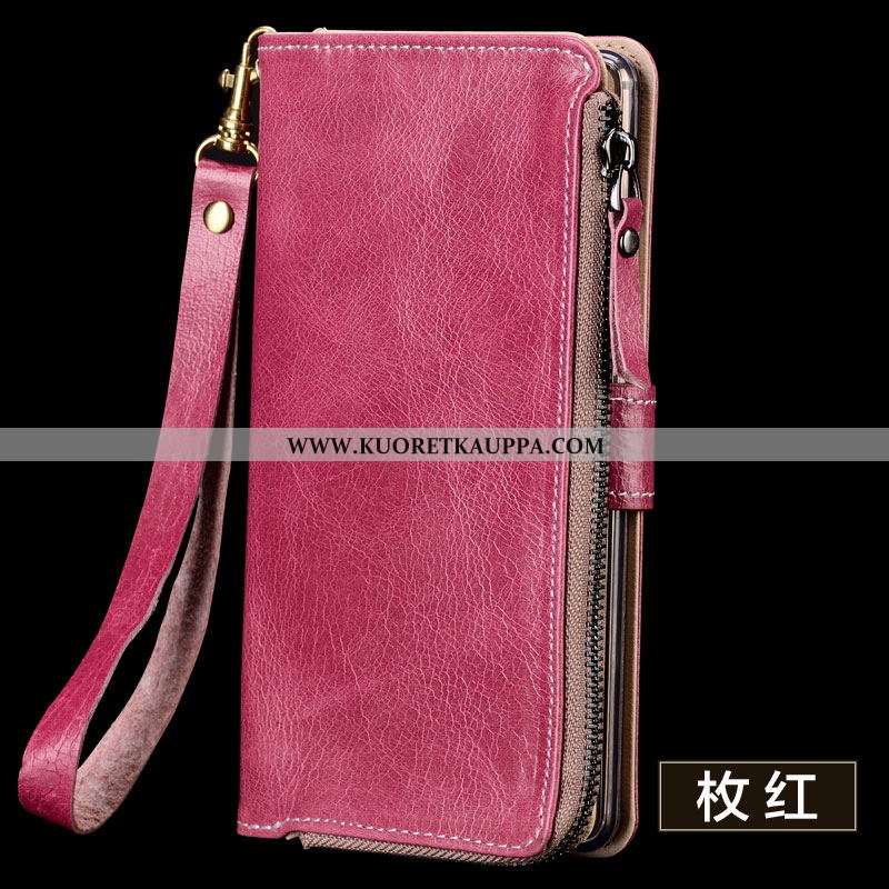 Kuori Xiaomi Mi Max 3, Kuoret Xiaomi Mi Max 3, Kotelo Xiaomi Mi Max 3 Suojaus Nahkakuori Pieni Ripus