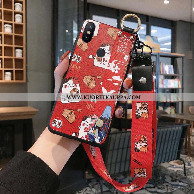 Kuori Xiaomi Mi Max 3, Kuoret Xiaomi Mi Max 3, Kotelo Xiaomi Mi Max 3 Suojaus Tila Punainen Rikkaude