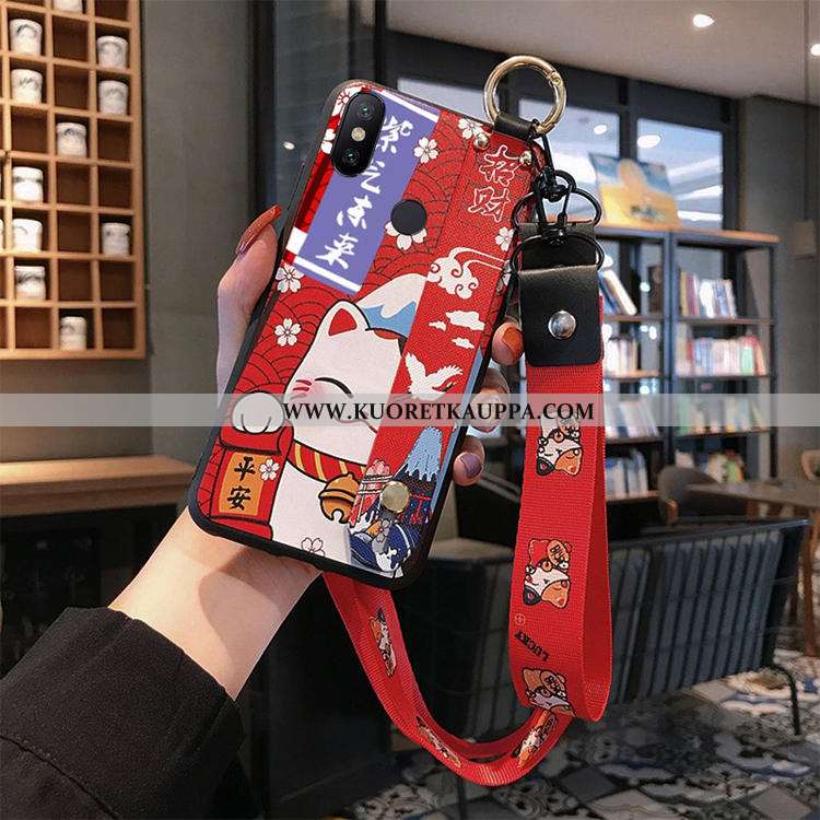 Kuori Xiaomi Mi Max 3, Kuoret Xiaomi Mi Max 3, Kotelo Xiaomi Mi Max 3 Suojaus Tila Punainen Rikkaude