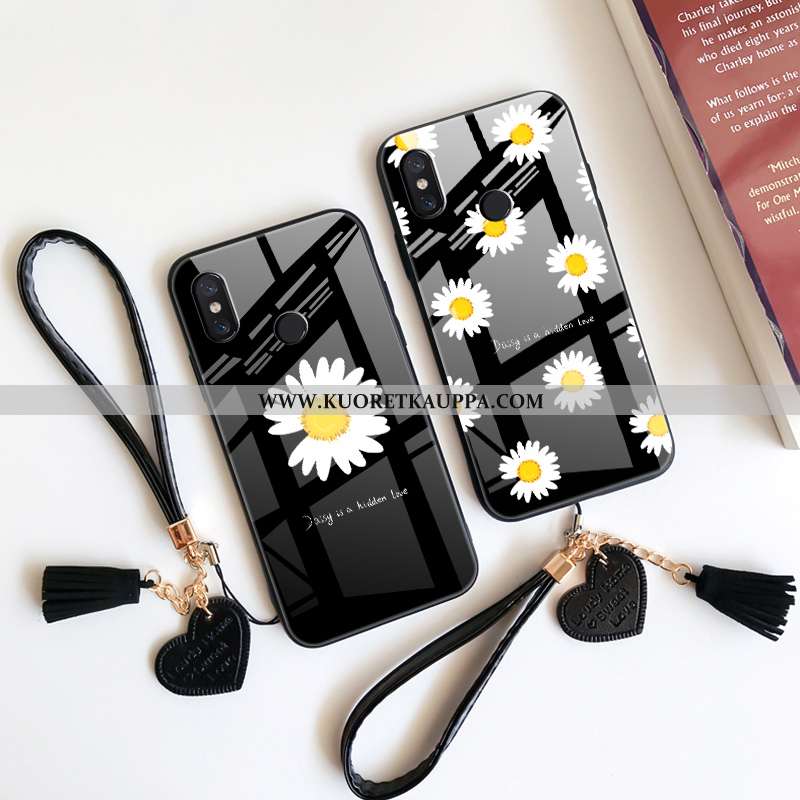 Kuori Xiaomi Mi Max 3, Kuoret Xiaomi Mi Max 3, Kotelo Xiaomi Mi Max 3 Tila Suojaus Lasi Net Red Must