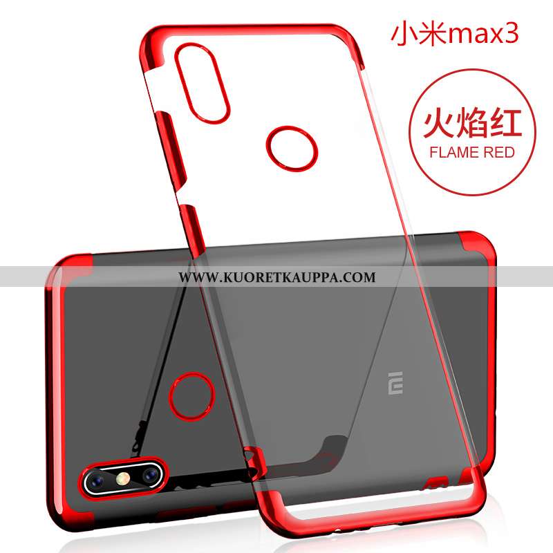 Kuori Xiaomi Mi Max 3, Kuoret Xiaomi Mi Max 3, Kotelo Xiaomi Mi Max 3 Valo Silikoni Ultra Läpinäkyvä