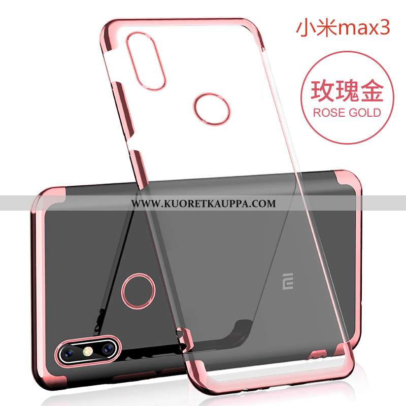 Kuori Xiaomi Mi Max 3, Kuoret Xiaomi Mi Max 3, Kotelo Xiaomi Mi Max 3 Valo Silikoni Ultra Läpinäkyvä