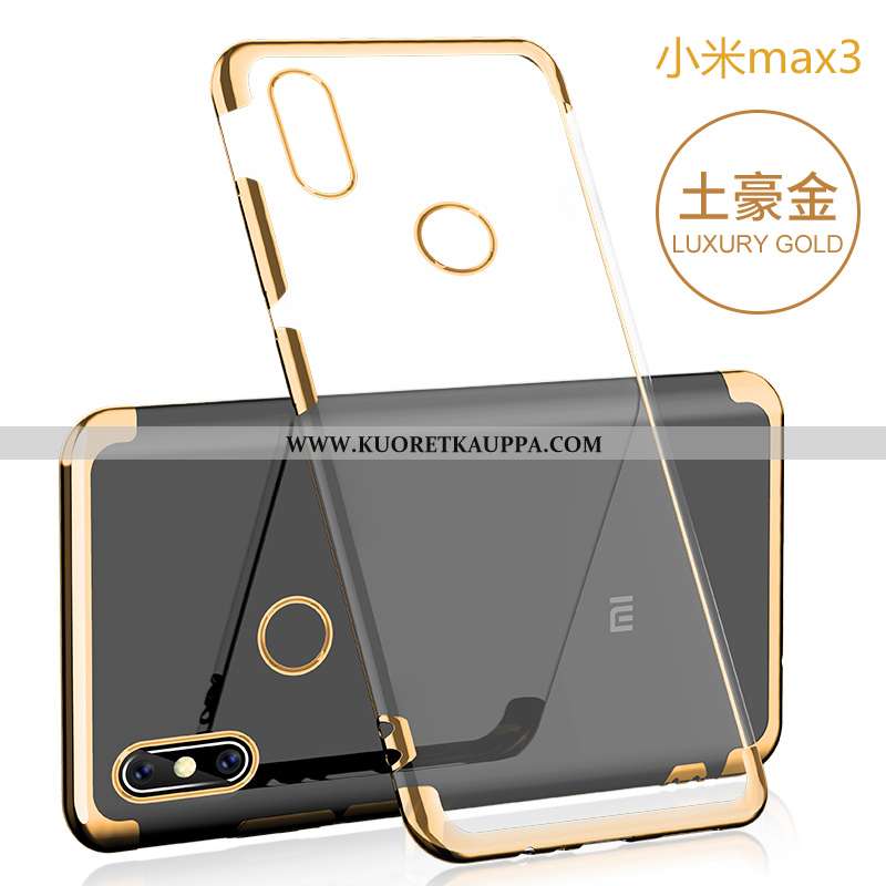 Kuori Xiaomi Mi Max 3, Kuoret Xiaomi Mi Max 3, Kotelo Xiaomi Mi Max 3 Valo Silikoni Ultra Läpinäkyvä